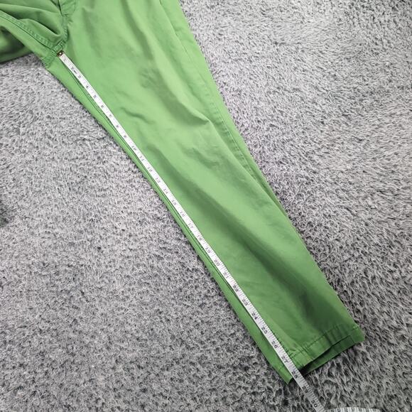 Gap Pants Men 31X32 Green Classiccore Casual Minimal Preppy Chino Flat Front - Picture 7 of 9